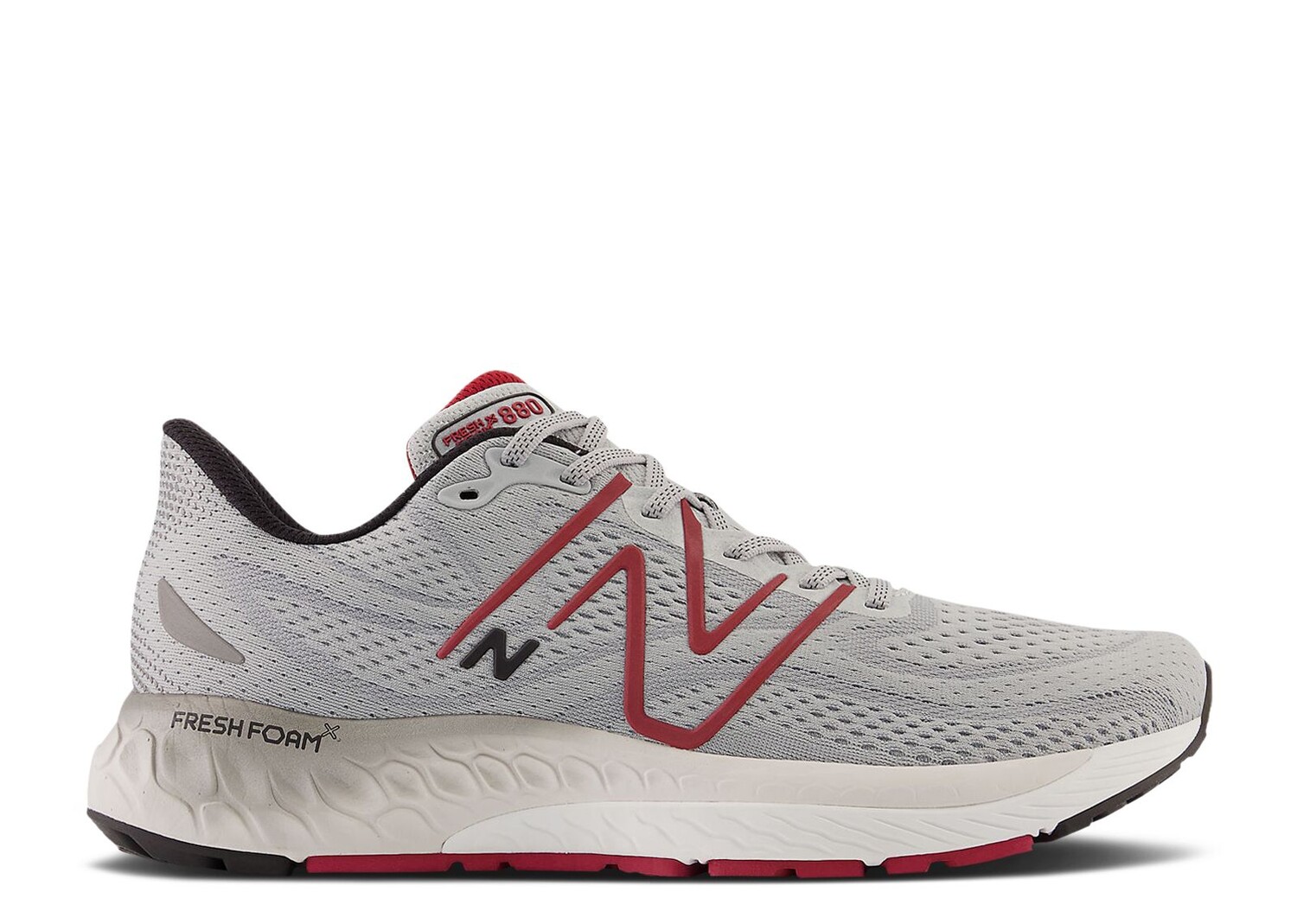 

Кроссовки New Balance Fresh Foam X 880V13 'Aluminum Grey Crimson', серый