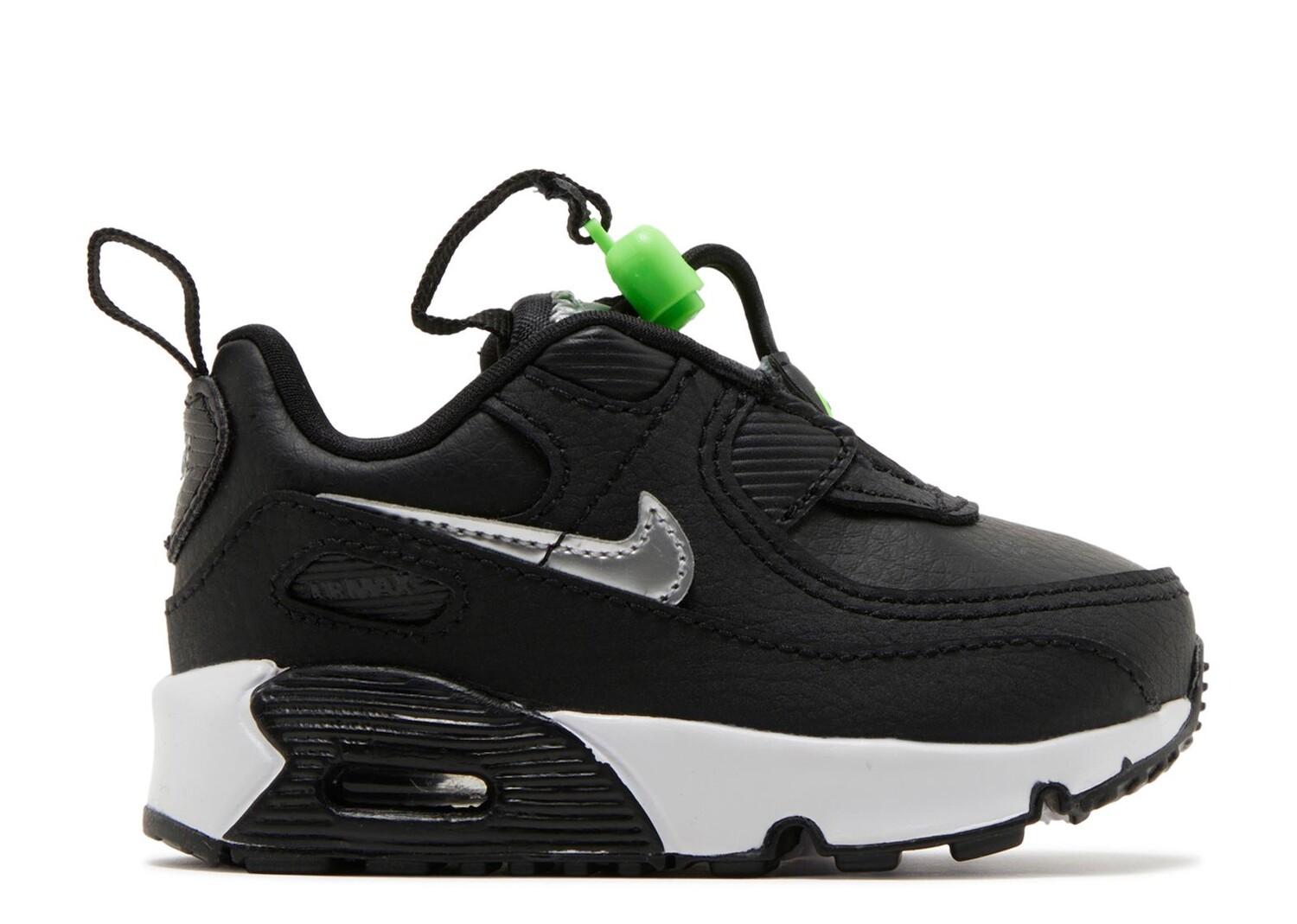 Кроссовки Nike Air Max 90 Toggle Td 'Black Chrome', черный кроссовки nike air max 90 toggle td black chrome черный