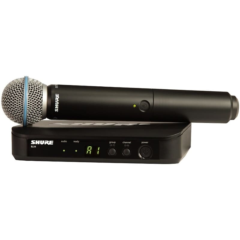 Беспроводная микрофонная система Shure BLX24/B58 Handheld Wireless Wireless Beta58A Microphone System беспроводная микрофонная система electro voice r300 hd handheld wireless microphone system band c