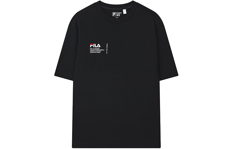 

Футболка мужская, цвет черный как смоль Fila, черный