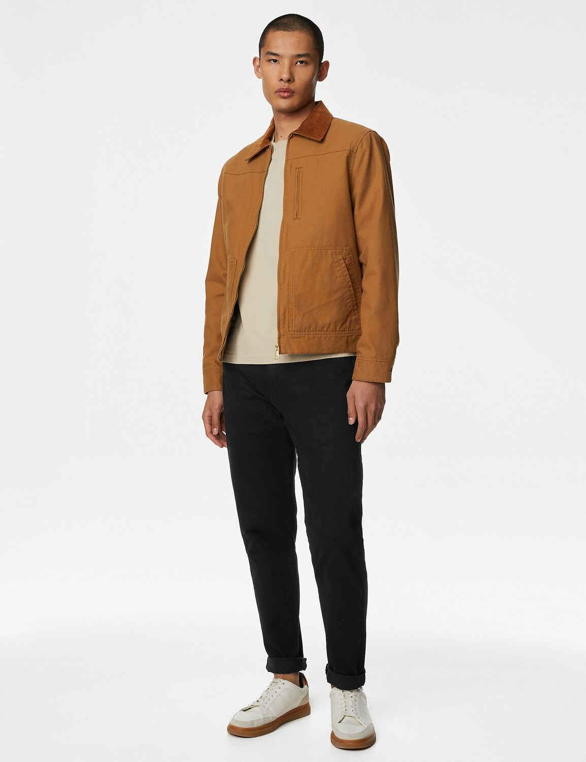 

Зауженные эластичные джинсы Marks & Spencer, черный