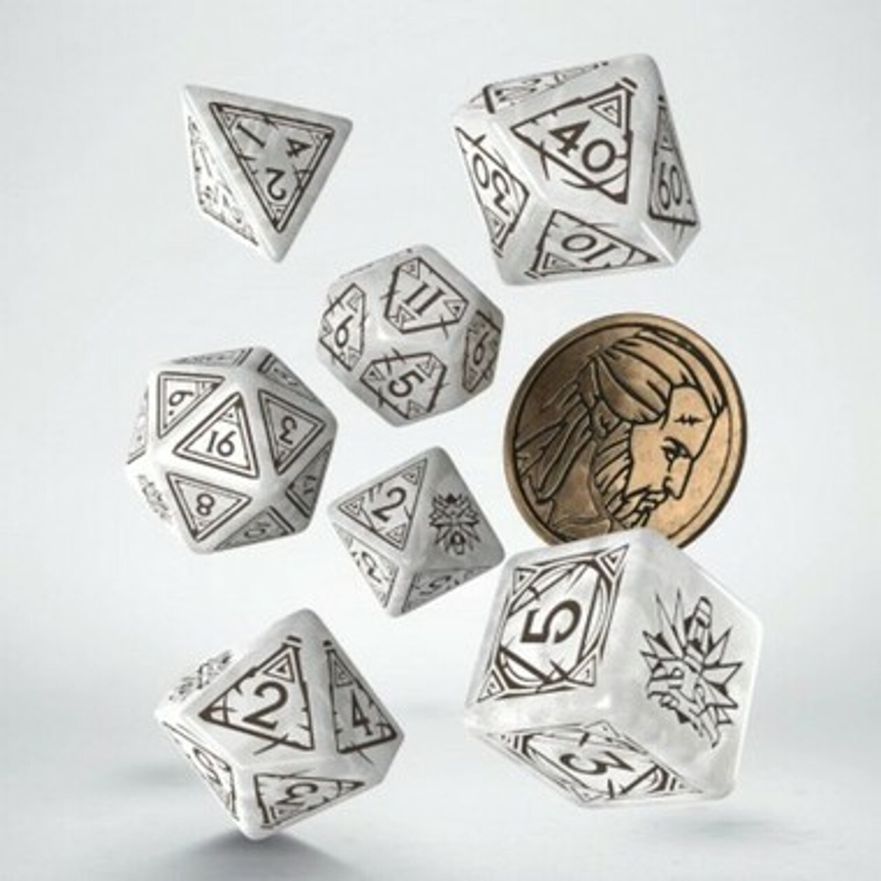 

Аксессуары The Witcher: Geralt - The White Wolf Dice Set