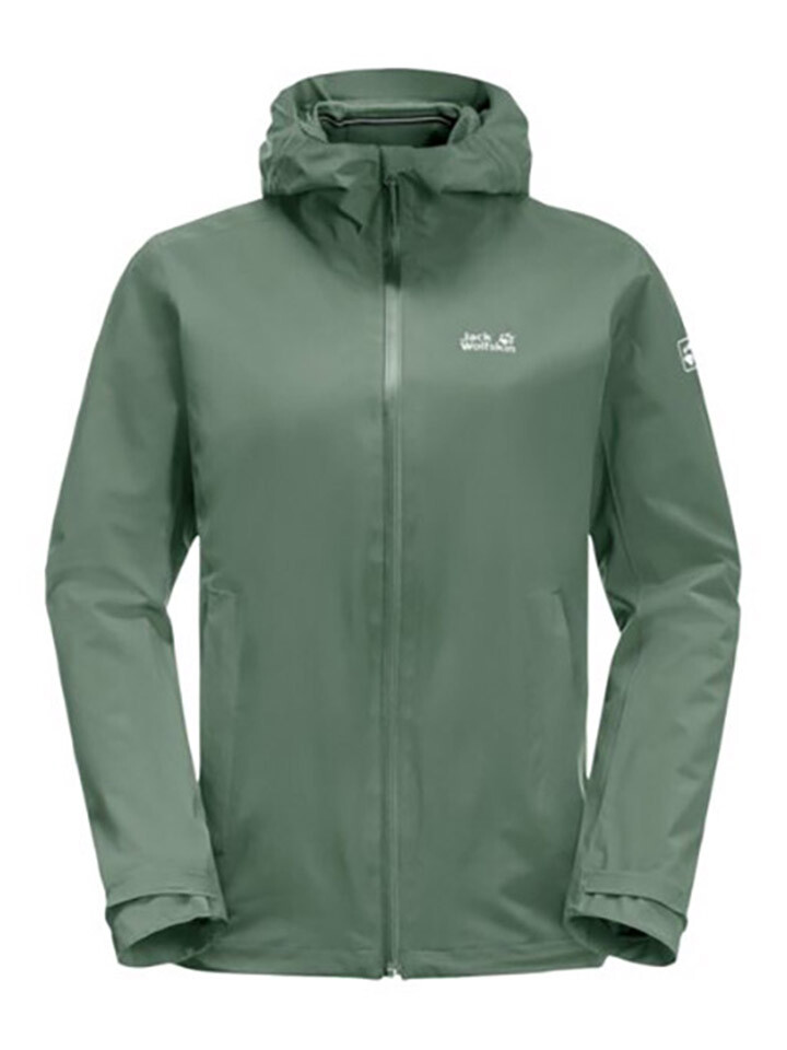 

Куртка софтшелл Jack Wolfskin Regenjacke Pack & Go, хаки