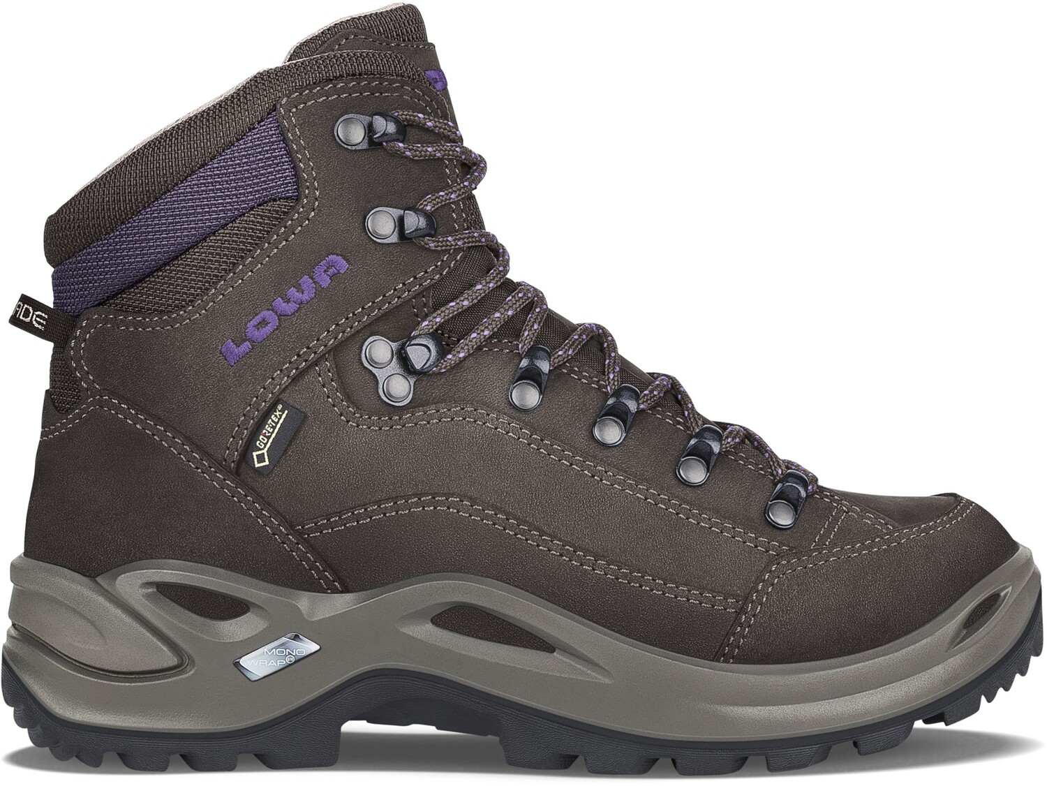 

Походные ботинки Renegade GTX Mid — женские Lowa, коричневый