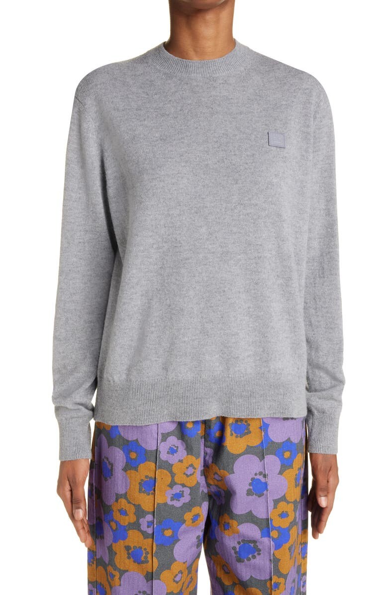 

Шерстяной свитер Kalon с лицевой нашивкой ACNE STUDIOS