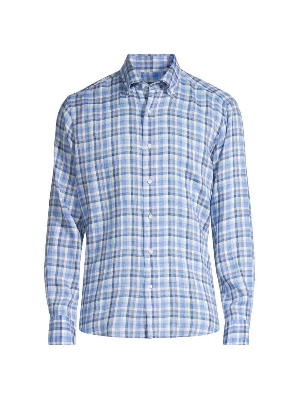 

Льняная рубашка Bella Vue в клетку Crown Crafted Peter Millar, зеленый