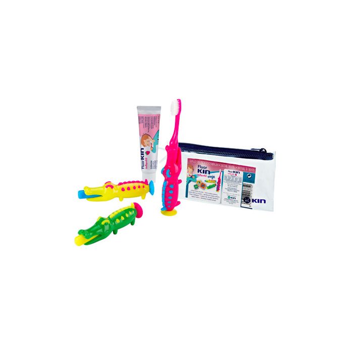Набор косметики Set de Viaje Cuidado Dental para Niños Kin, 3 unidades silcamed зубная паста детская со вкусом клубники 65 г 1 шт