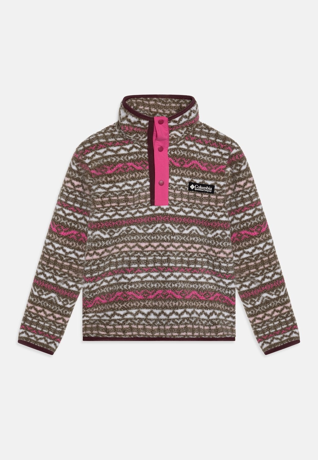 

Флисовый свитер HELVETIA PRINTED HALF SNAP UNISEX Columbia, розовый