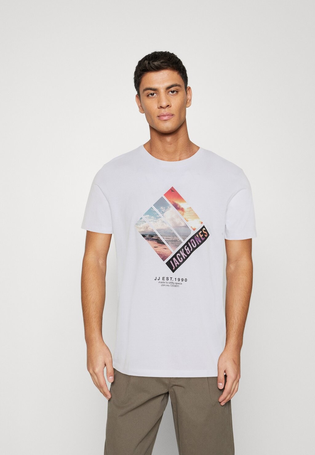 

Футболка с принтом Jack & Jones, белый