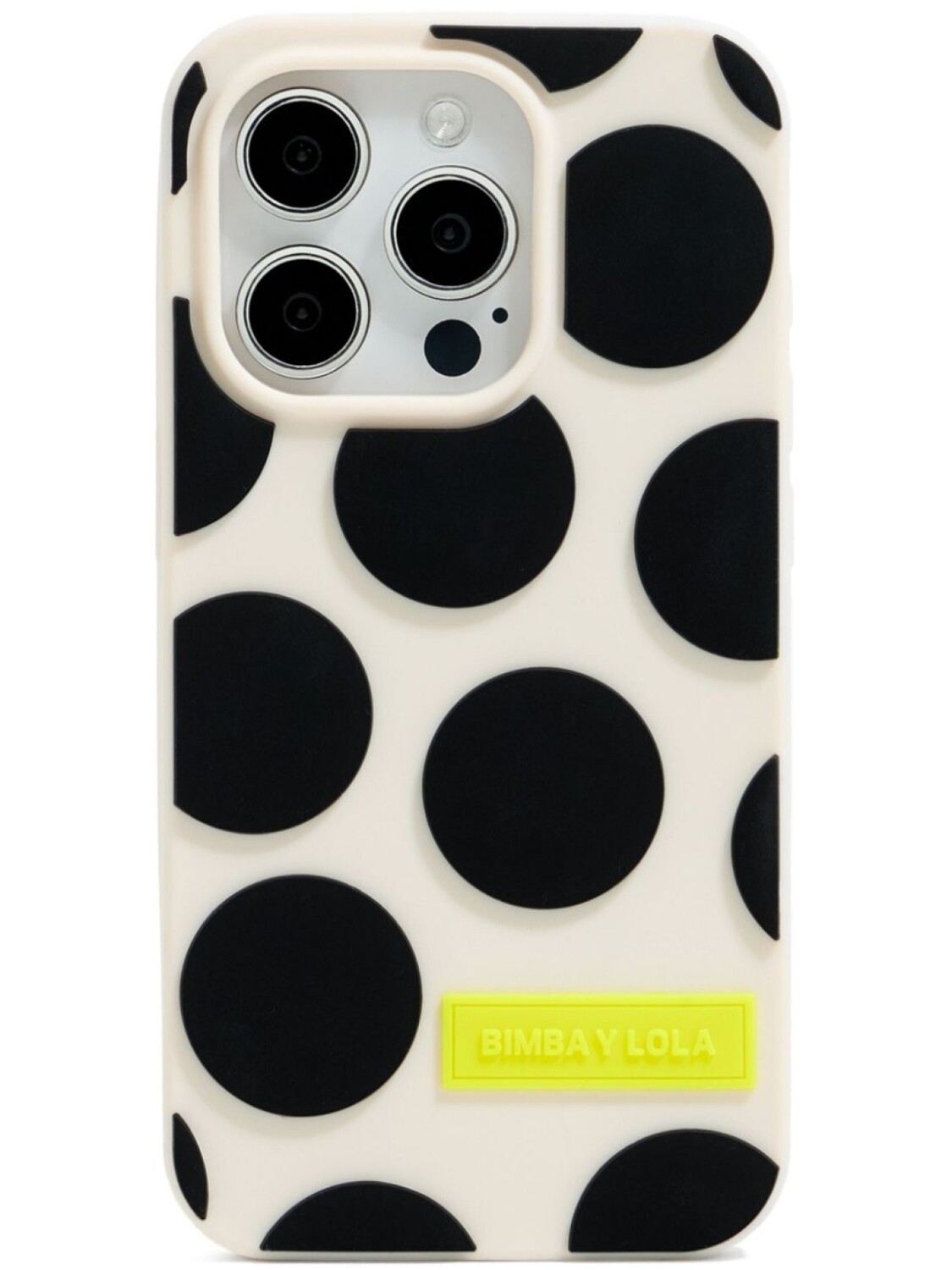 

Bimba y Lola чехол для iPhone 15 Pro в горошек, нейтральный цвет