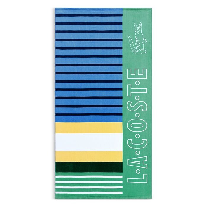 

Пляжное полотенце в полоску Sporty Lacoste