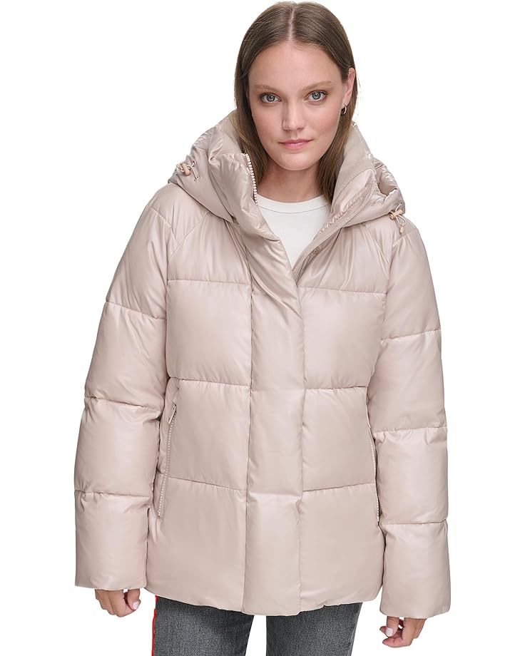 Пуховик Levi's Quilted Hooded Bubble, цвет Champagne