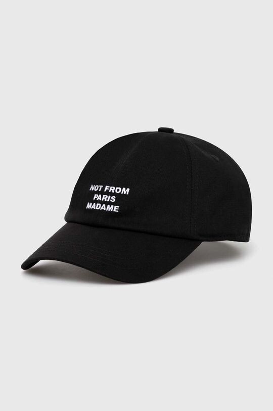 

Хлопковая бейсболка La Casquette Slogan Drôle de Monsieur, черный