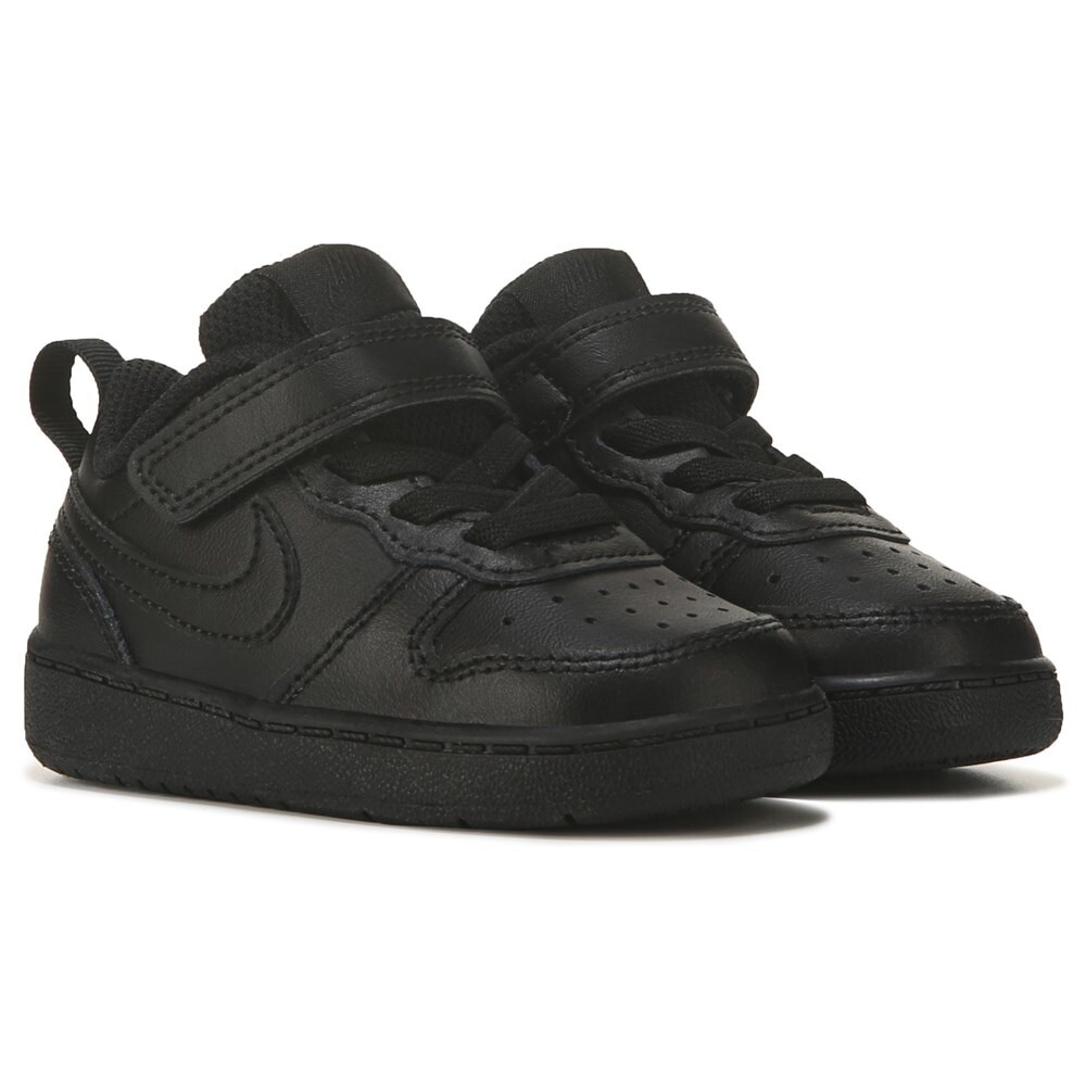 

Детские низкие кроссовки Court Borough 2 для малышей/малышей Nike, черный