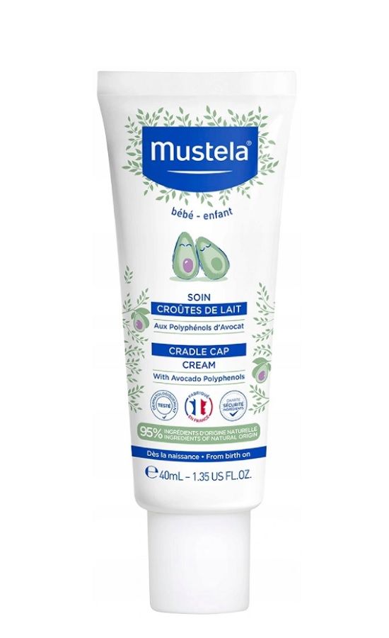 Mustela Bebe крем от колыбели, 40 ml дневной крем для детей 200 мл mustela bebe stelatopia emollient cream