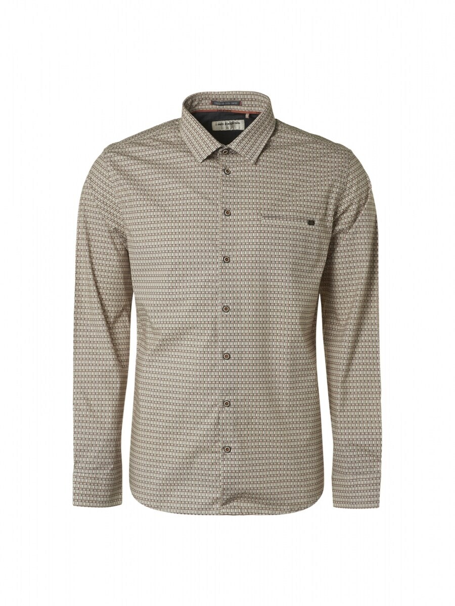 

Рубашка No Excess Regular fit Button Up, светло-бежевый