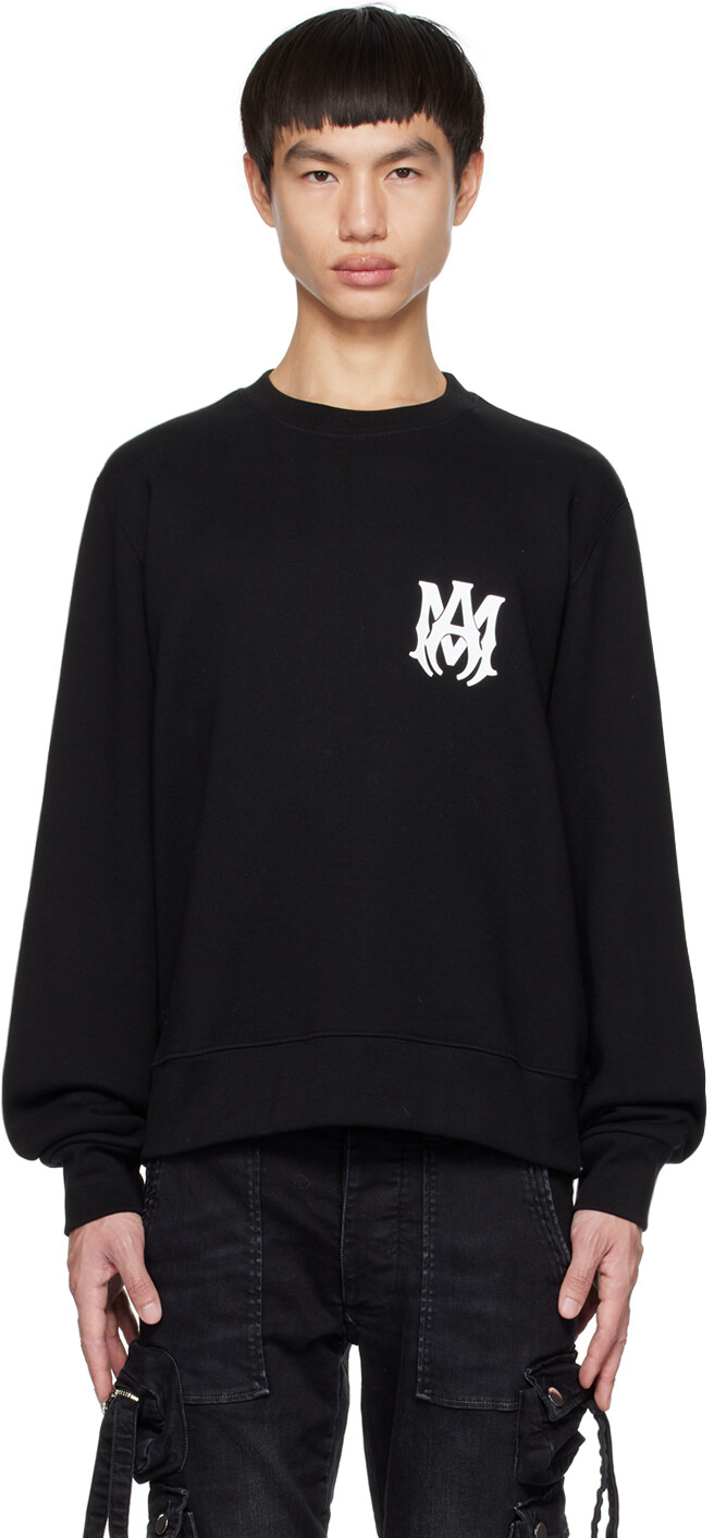

AMIRI Черный свитшот M.A.