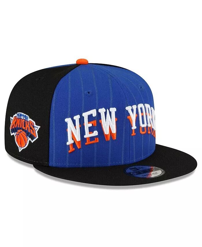 

Мужская синяя, черная регулируемая кепка New York Knicks 2023/24 City Edition 9FIFTY Snapback New Era, синий