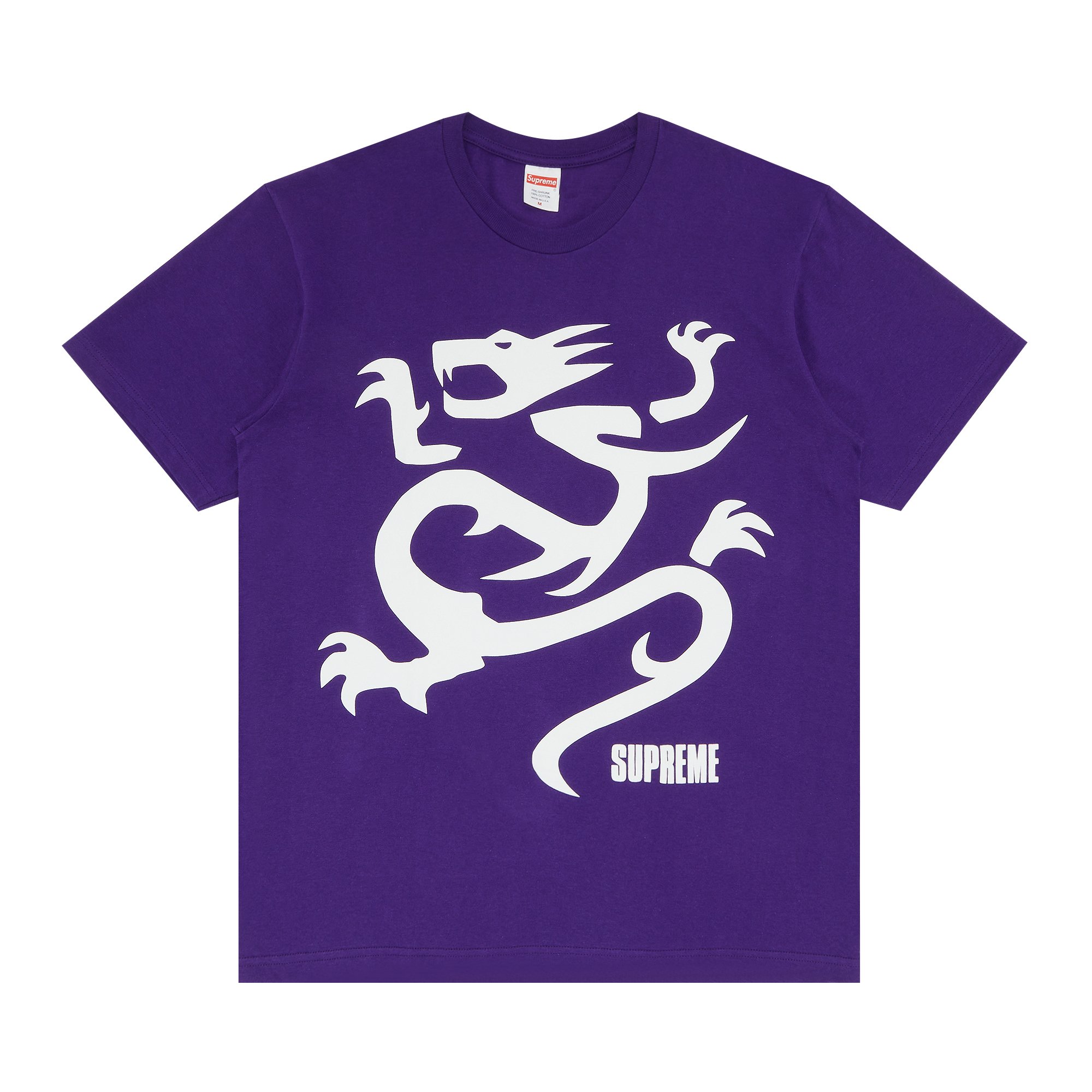 цена Футболка Supreme Mobb Deep Dragon, фиолетовая