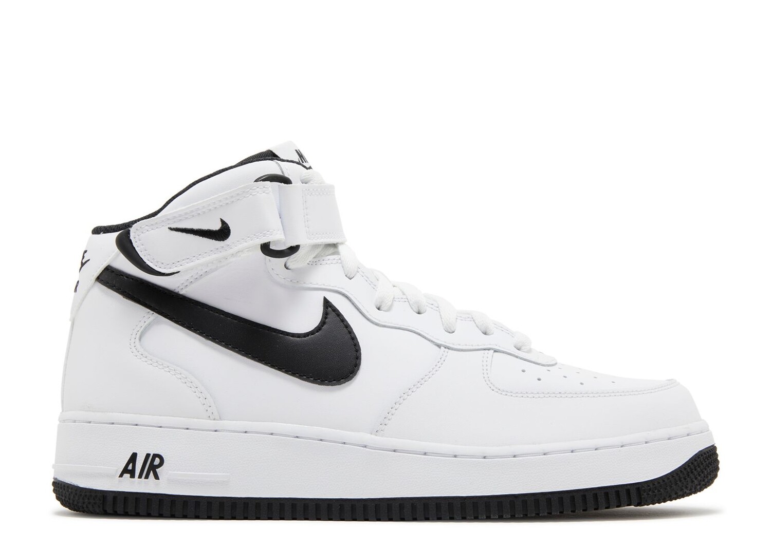 

Кроссовки Nike Air Force 1 Mid '07 'White Black', белый, Белый;серый