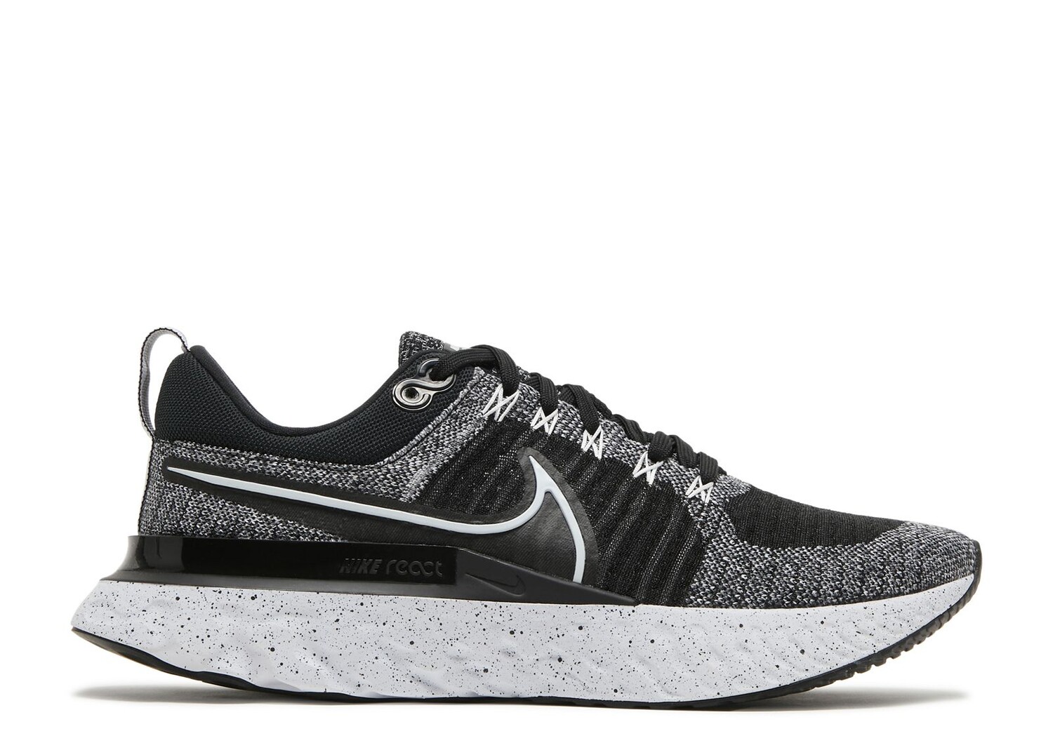 

Кроссовки Nike React Infinity Run Flyknit 2 'White Black', черный