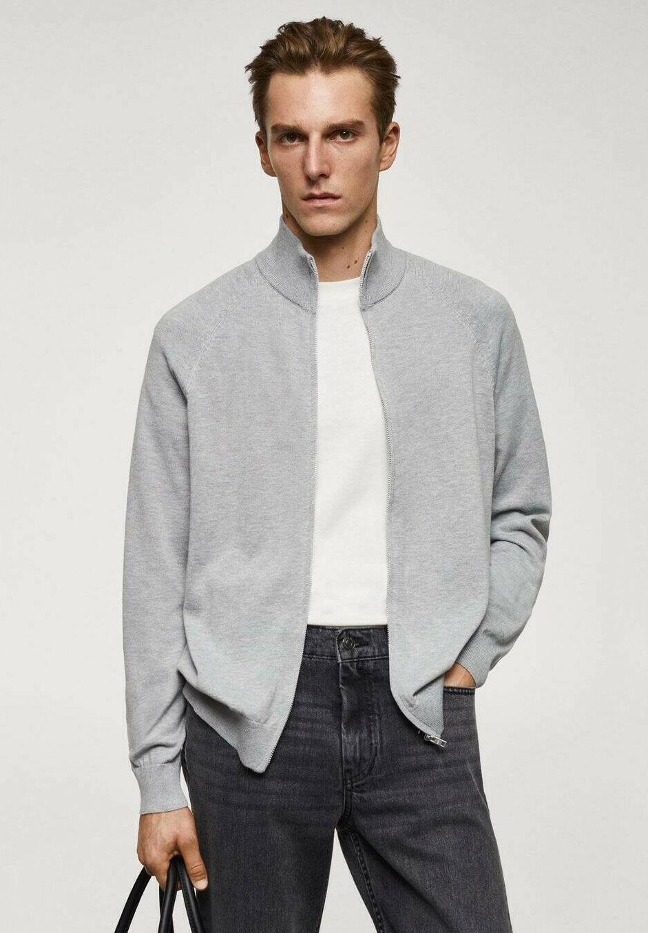 

Кардиган Tenc Mango, цвет grey