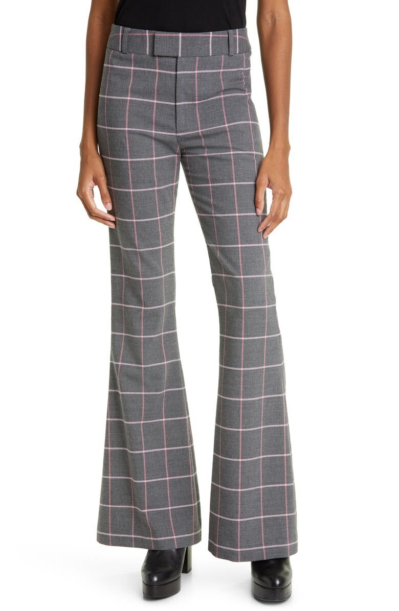 

Брюки Bootcut в клетку SMYTHE