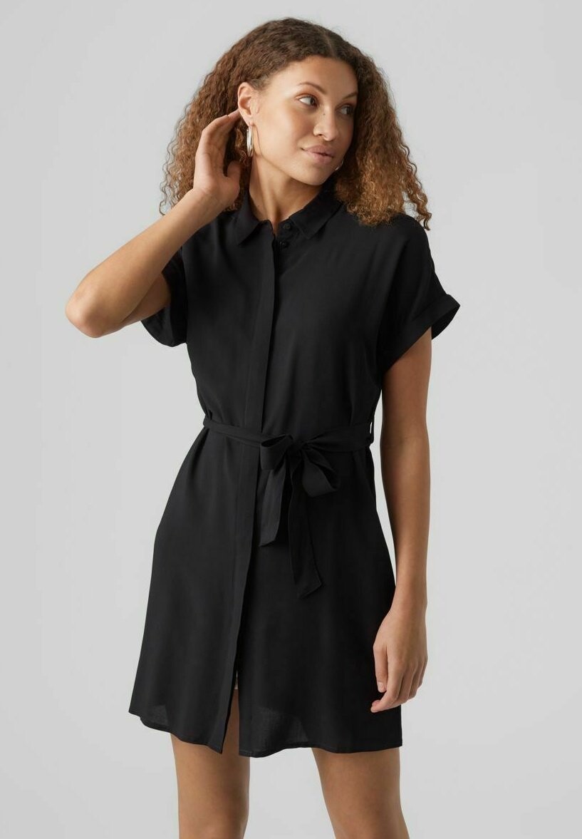 

Платье-рубашка Vero Moda, черный