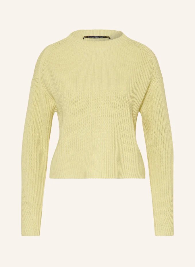 Пуловер Luisa Cerano, желтый