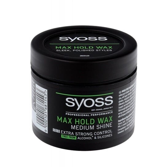 

Воск для волос, 150 мл Syoss, Max Hold