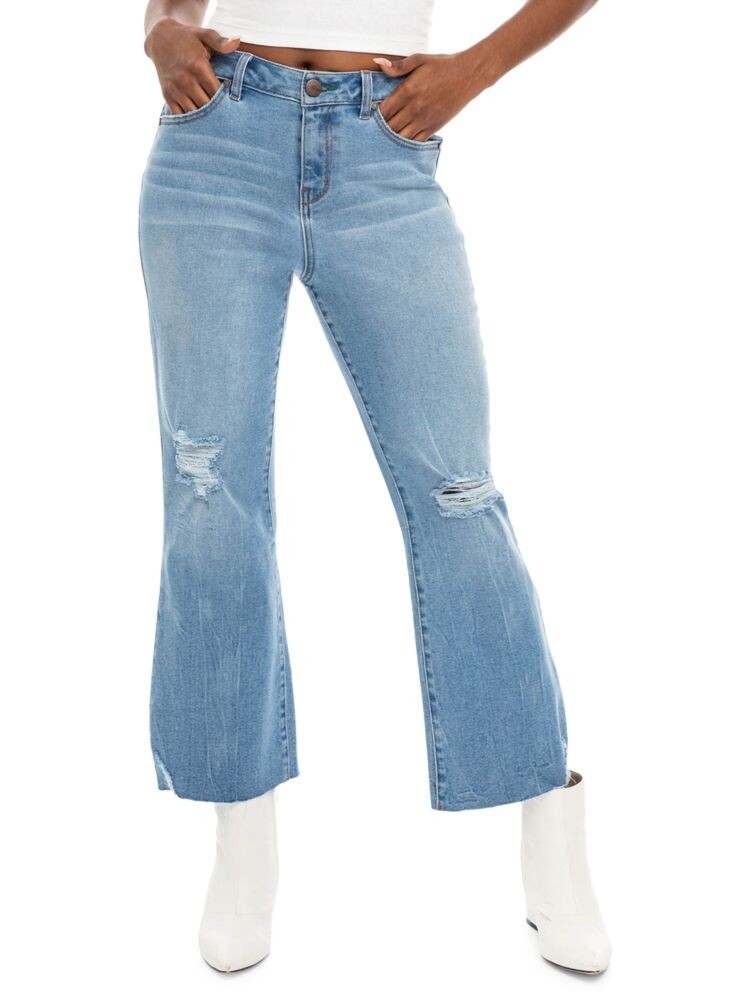 

Укороченные джинсы Mini Bootcut с высокой посадкой 1822 Denim, цвет Light Wash