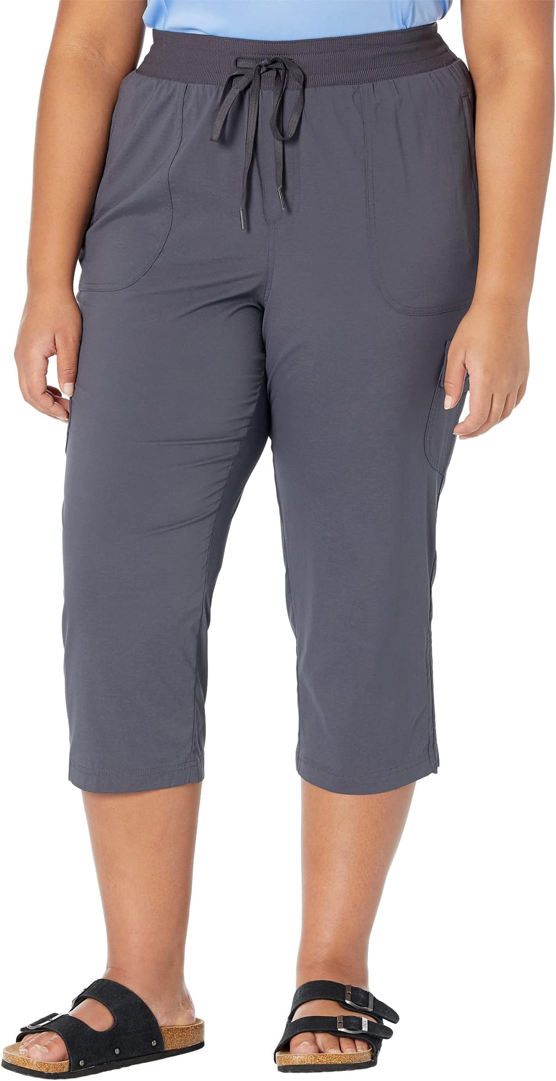 Укороченные брюки больших размеров Vista Camp L.L.Bean, цвет Granite
