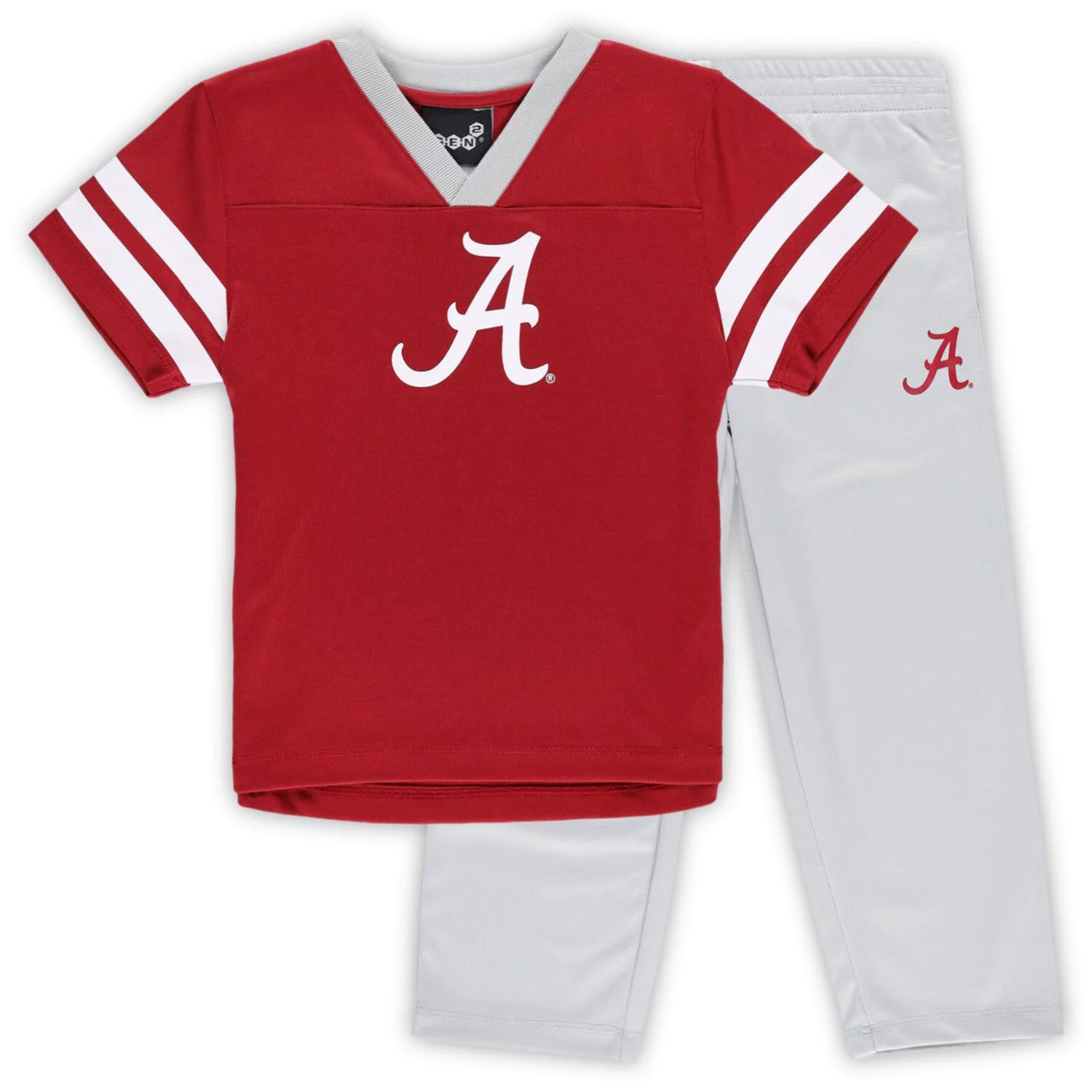 Комплект из джерси и брюк для малышей Crimson/Gray Alabama Crimson Tide Red Zone Outerstuff