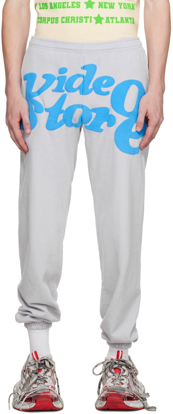 

Серые спортивные штаны Mega Puffs Video Store Apparel, Серый