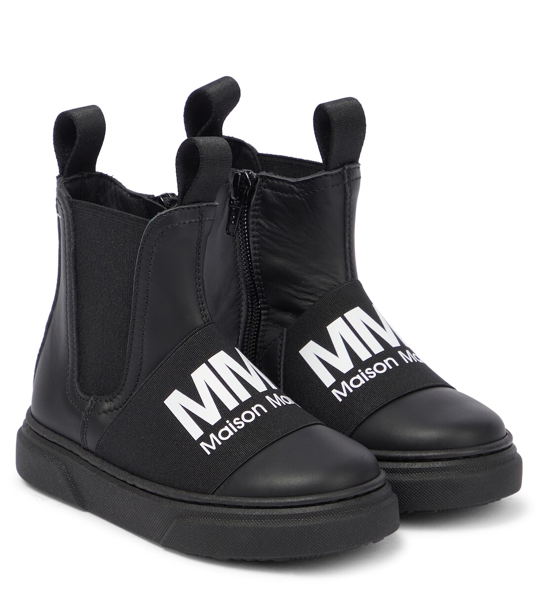 

Ботильоны с логотипом MM6 Maison Margiela, черный