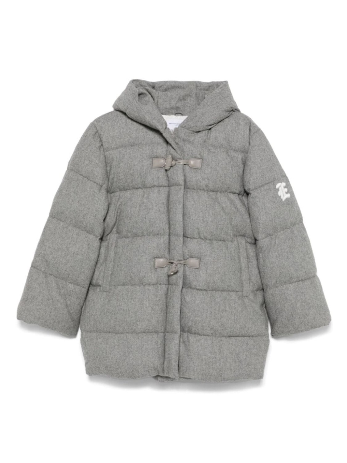

Ermanno Scervino Junior куртка с эффектом меланжа, серый