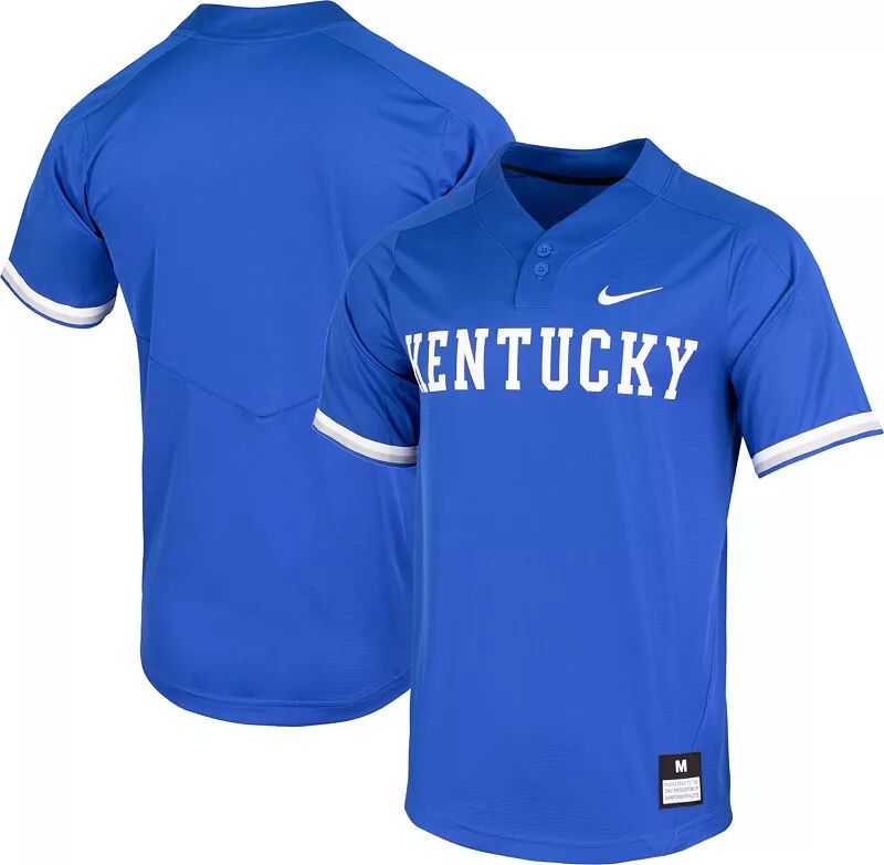 Мужская синяя бейсбольная майка Nike Kentucky Wildcats реплика