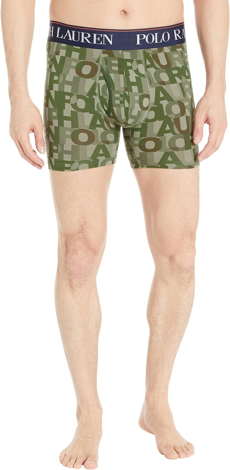 

Комплект из трех трусов-боксеров из микрофибры 4D-Flex Cool Polo Ralph Lauren, цвет Cruise Navy/Ancient Green/Olive Monogram Print