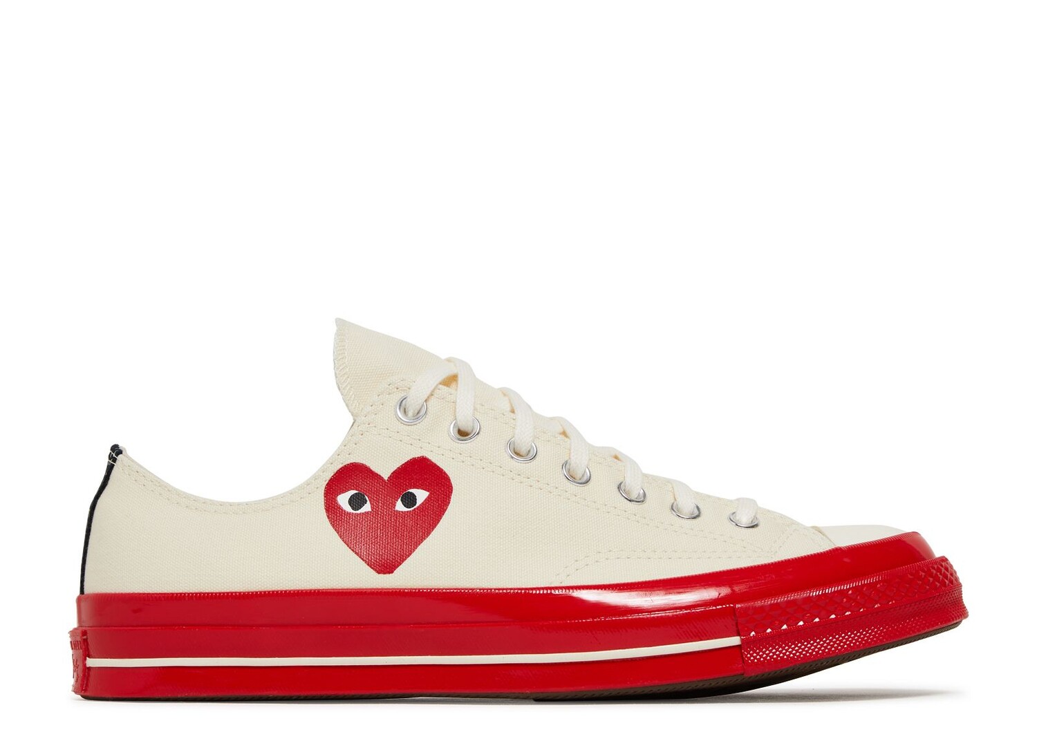 Кроссовки Converse Comme Des Garçons Play X Chuck 70 Low 'Pristine Red', кремовый кроссовки converse comme des garçons play x chuck 70 low top multi heart коричневый