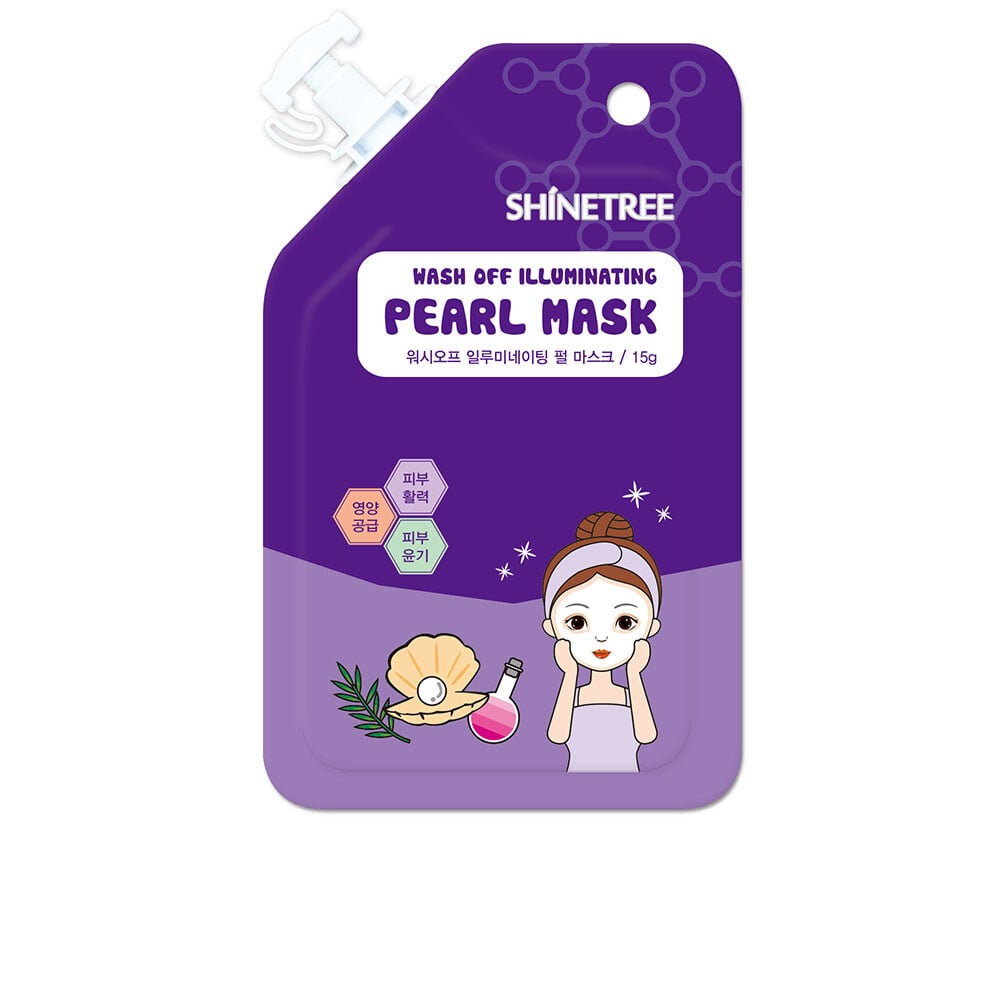 

Маска для лица Pearl wash off illuminating mask Shinetree, 15 мл