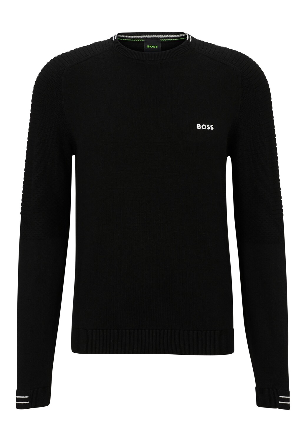 

Свитер BOSS ROLET Regular Fit, черный