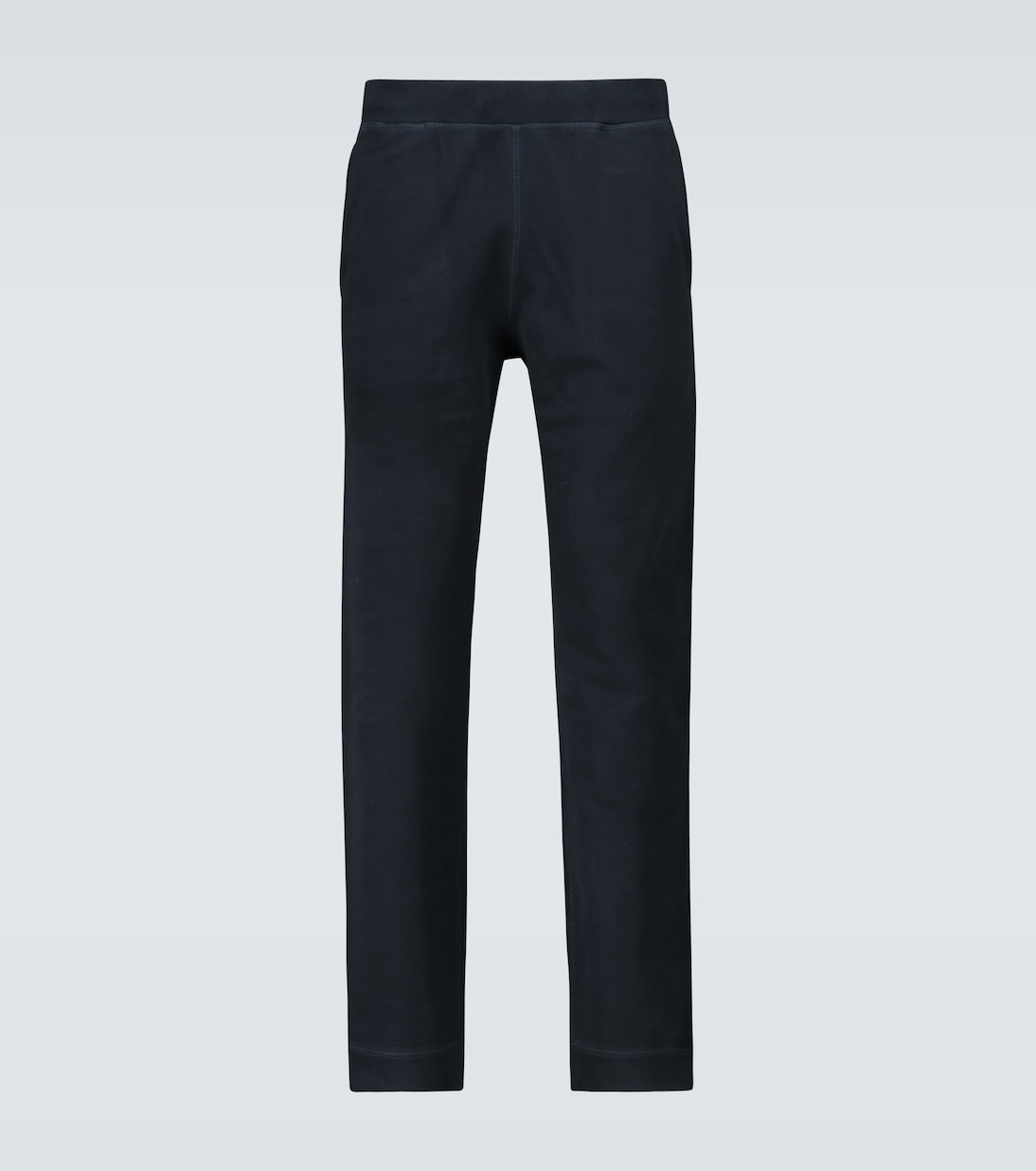 цена Хлопковые спортивные брюки с завязками на спине Sunspel, черный