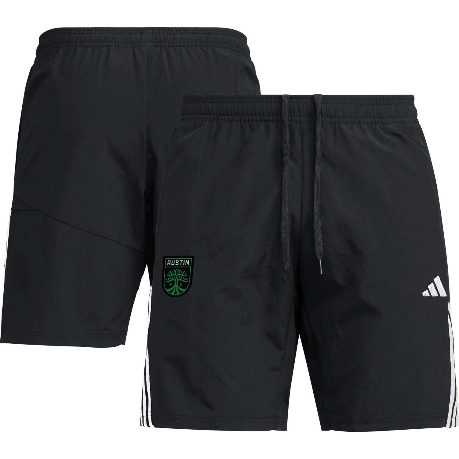 цена Мужские черные шорты для отдыха Austin FC adidas