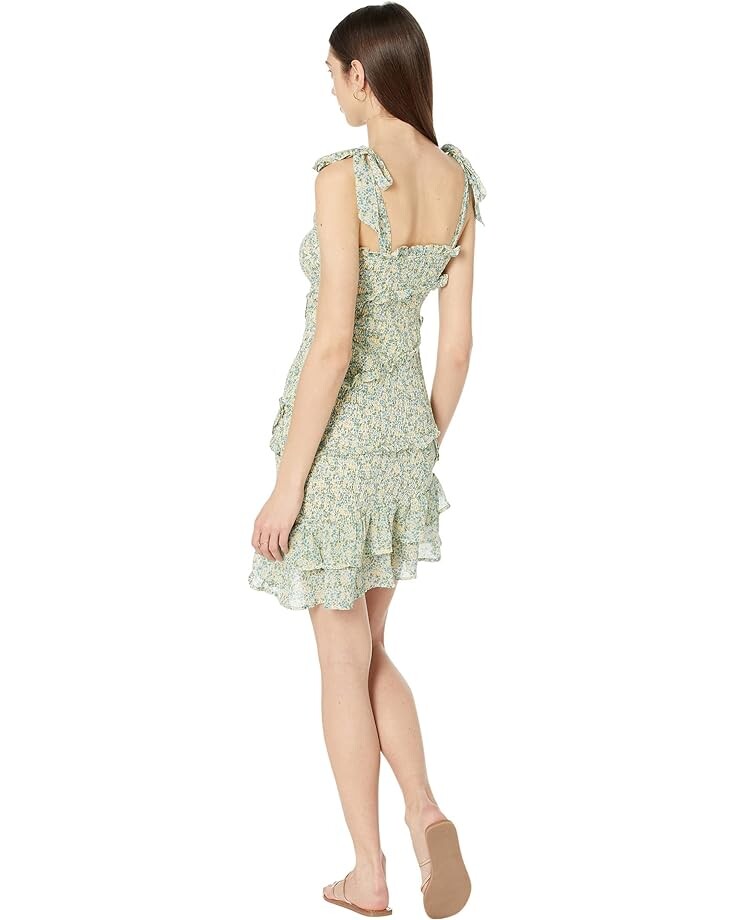 

Платье ASTR the Label Eastwick Dress, цвет Yellow Green Multi Floral