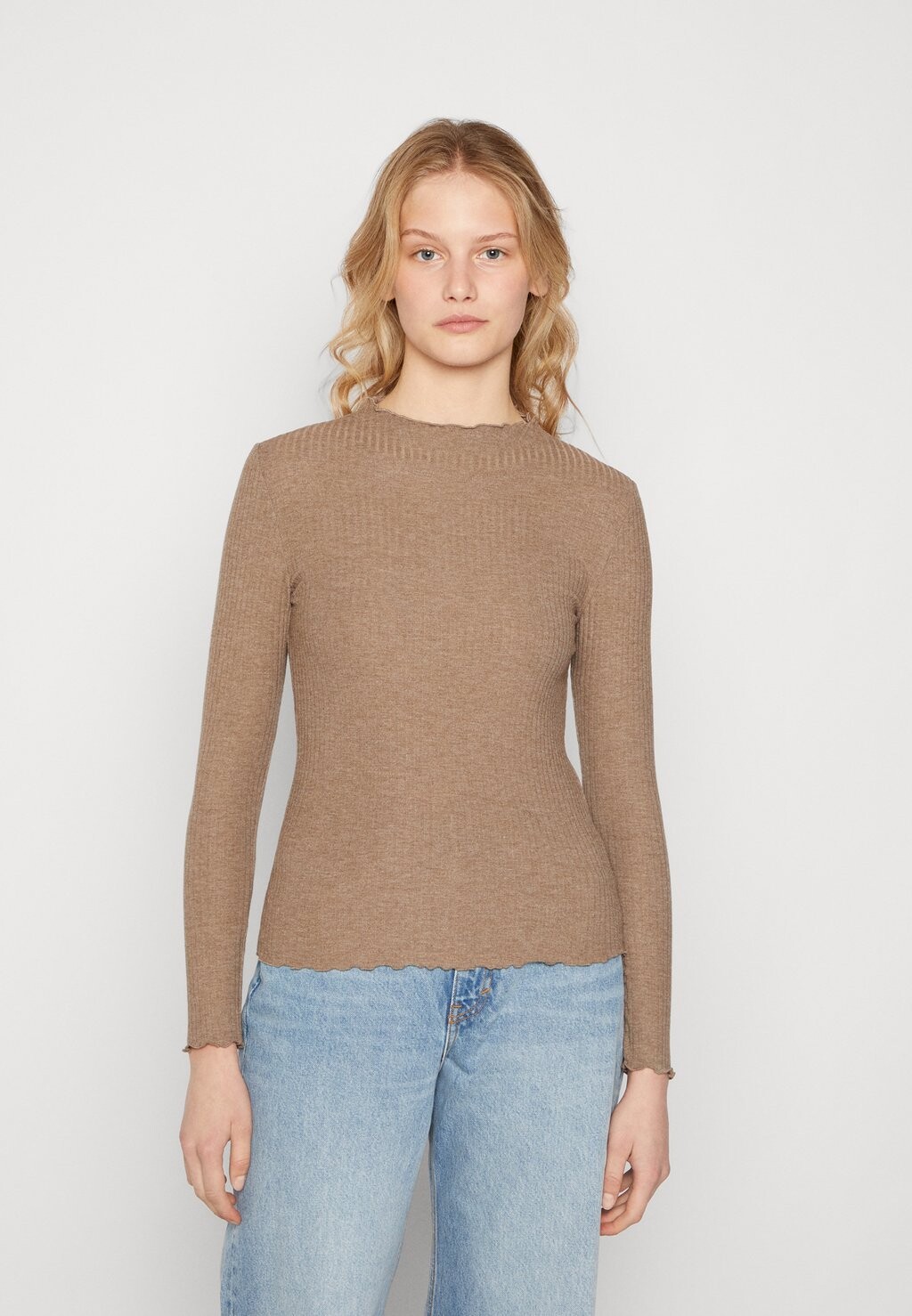 

Свитер ONLY Onlemma High Neck, карибу, Коричневый