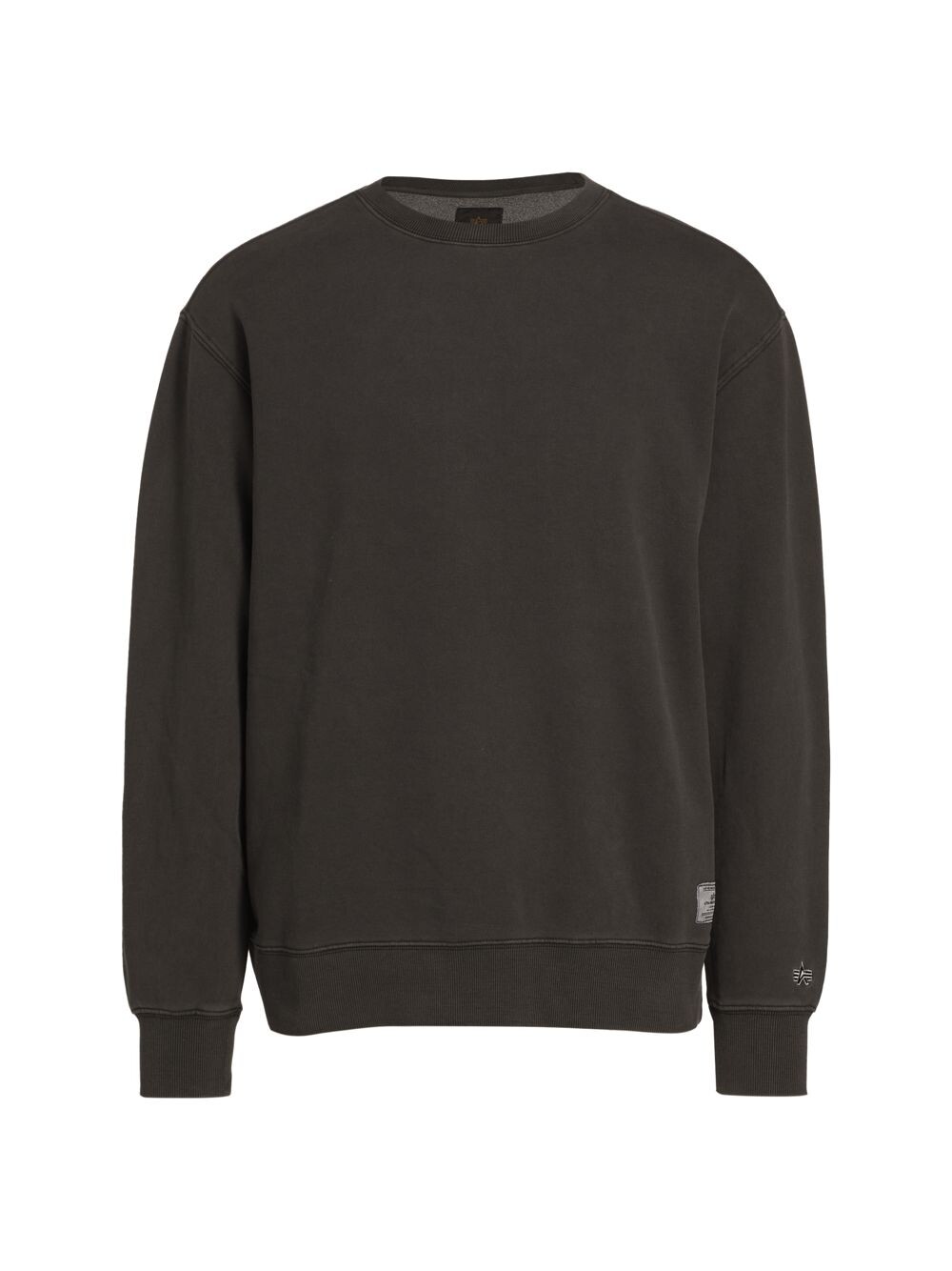 

Постиранный свитер Essential Alpha Industries, черный