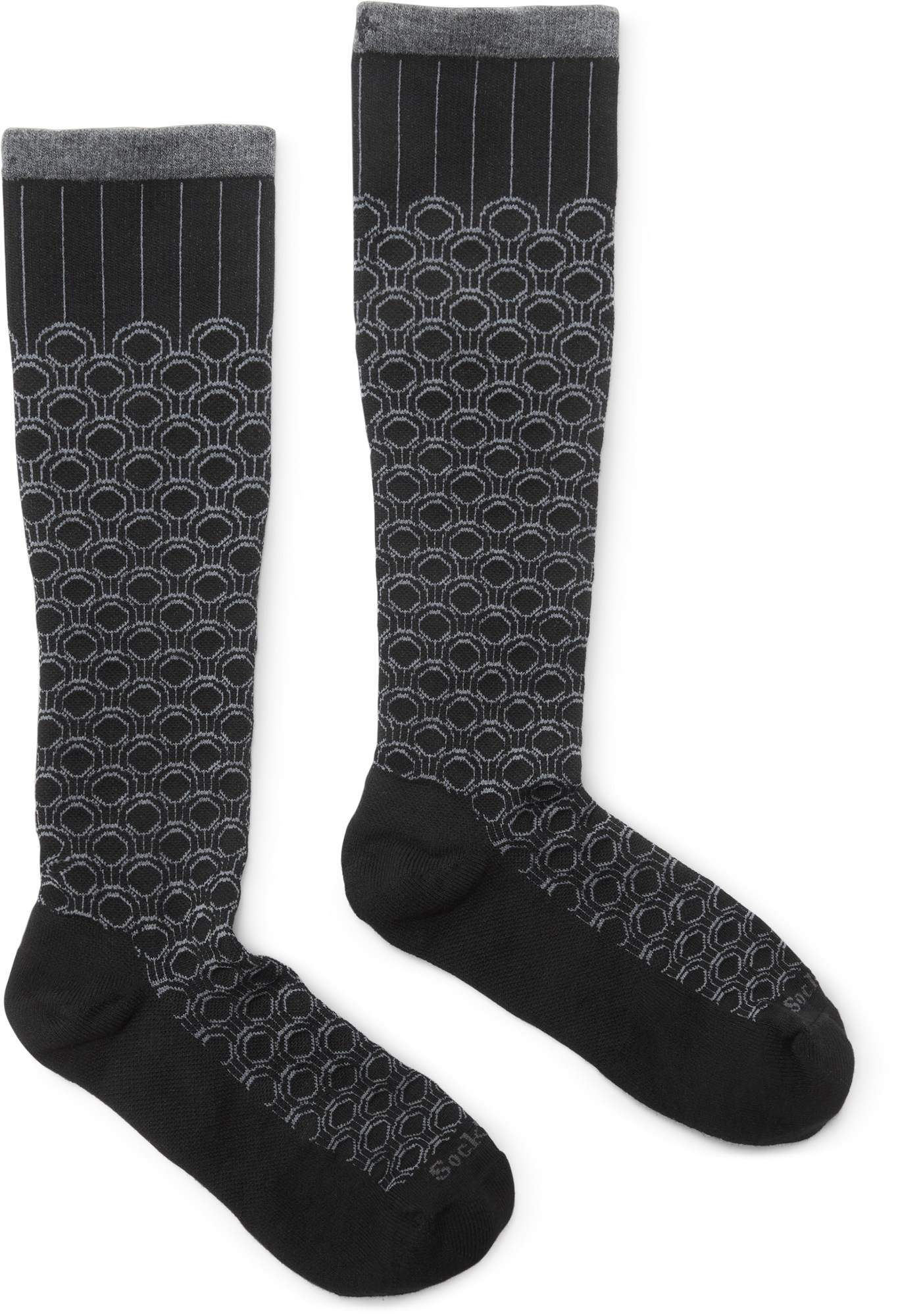 Компрессионные носки Deco Dot — женские Sockwell, черный