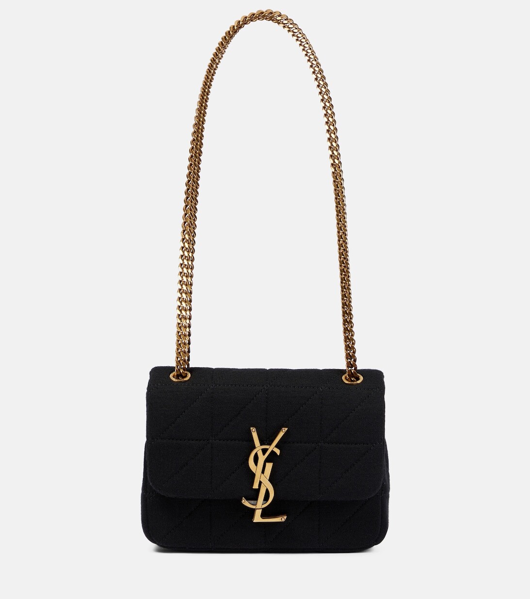

Jamie маленькая стеганая сумка через плечо Saint Laurent, черный