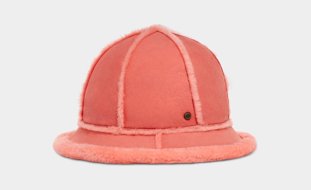 

Шляпа Sheepskin Spillseam Bucket Hat UGG, розовый