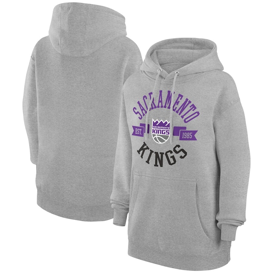 

Пуловер с капюшоном G-III 4Her by Carl Banks Sacramento Kings, серый